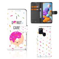 Samsung Galaxy A21s | Book Cover | Donut Roze
