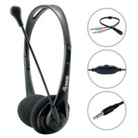 Oordopjes Equip Chat Headset Zwart 2 m