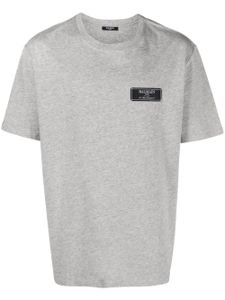 Balmain t-shirt à patch logo - Gris