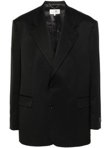 MM6 Maison Margiela blazer à simple boutonnage - Noir