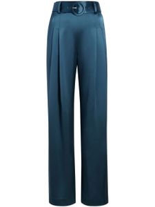 Cinq A Sept pantalon en satin Shauna à coupe ample - Bleu