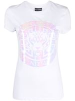 Plein Sport t-shirt à logo imprimé - Blanc