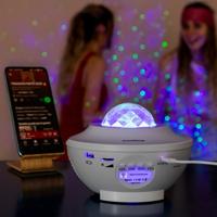 InnovaGoods Innovagoods Sterrenprojector met Ledverlichting, Laser en Luidspreker Sedlay