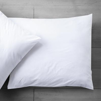2 PACK Kussenslopen Katoen Wit Default Fresh And Co - Dekbed-Discounter.nl