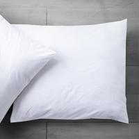 2 PACK Kussenslopen Katoen Wit Default Fresh And Co - Dekbed-Discounter.nl