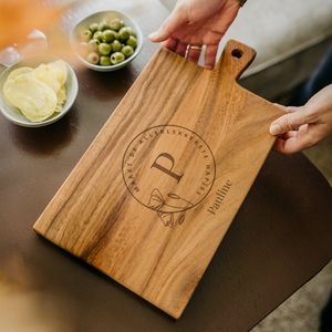 Snijplank graveren - Teak - M