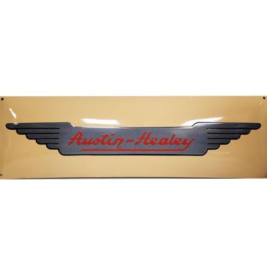 Austin Healey Logo Emaille Bord - 70 x 22 cm