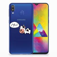 Samsung Galaxy M20 (Power) Telefoonhoesje met Naam Cow