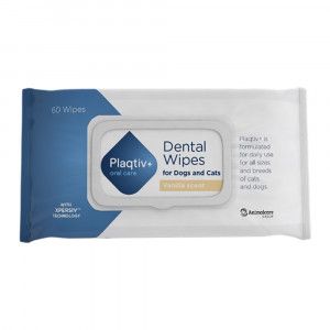 Plaqtiv+ Dental Wipes tandverzorging voor hond en kat 3 verpakkingen