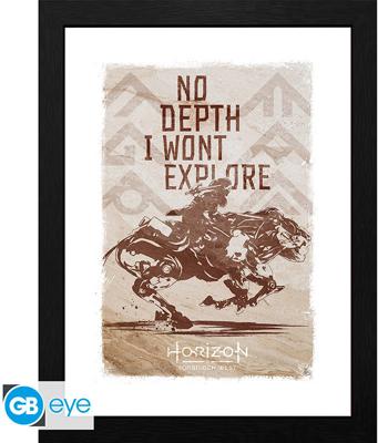 Horizon Forbidden West Framed Print - No Depths