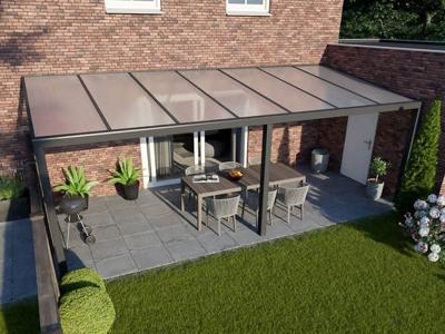 Verasol Greenline XXL aluminium veranda 1400x300 cm polycarbonaatdak Aluminium Verasol