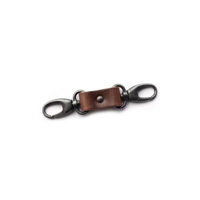 The Hantler Belt anchor Brandy / Old silver