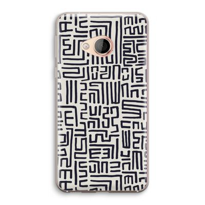 Moroccan Print: HTC U Play Transparant Hoesje