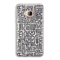 Moroccan Print: HTC U Play Transparant Hoesje