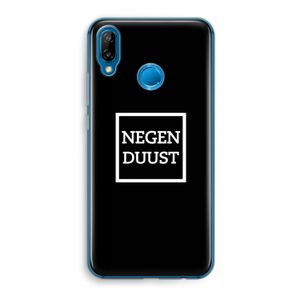 Negenduust black: Huawei P20 Lite Transparant Hoesje