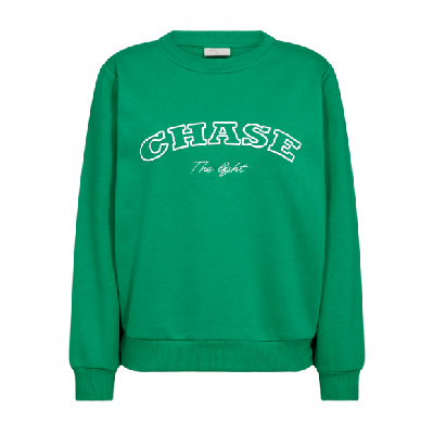 FreeQuent - Groen | Dames | Trui | Groen | XXL | regular | Kamst mode