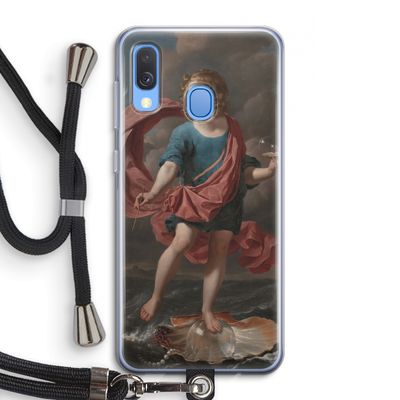 Soap Bubbles: Samsung Galaxy A40 Transparant Hoesje met koord