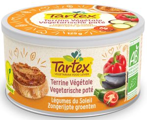 Tartex Vegetarische Paté Zongerijpte Groenten