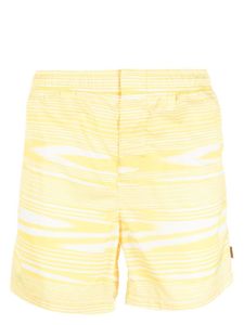 Missoni short de bain à rayures - Jaune