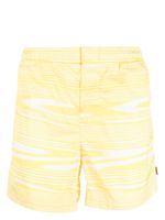 Missoni short de bain à rayures - Jaune