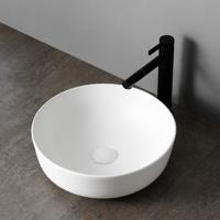 Waskom SaniClear Pura | 42 cm | Keramiek | Vrijstaand | | Rond | Mat Wit