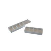 Blockland Tablettendoosje transparant 4 vaks 108 x 45 x 16mm Blockland Tablettendoosje transparant 4 vaks 108 x 45 x 16mm
