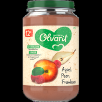 Olvarit 12+ Maanden Appel Peer Framboos 200g bij Jumbo