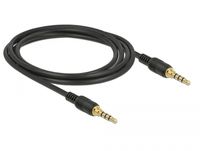 DeLOCK 85598 2m 3.5mm 3.5mm Zwart audio kabel - thumbnail