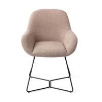 Jesper Home Kushi eetkamerstoel Stone Haze beehive black