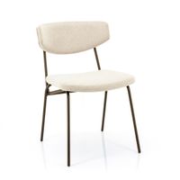 By-Boo Eetkamerstoel 'Crockett' kleur Taupe