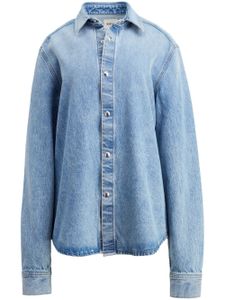 KHAITE The Argo denim shirt - Bleu