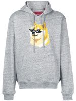 Mostly Heard Rarely Seen 8-Bit hoodie à imprimé Dogcoin - Gris