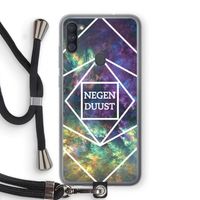 Negenduust ruimte: Samsung Galaxy A11 Transparant Hoesje met koord
