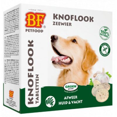 BF Petfood Tabletten met knoflook en zeewier voor de hond 3 verpakkingen