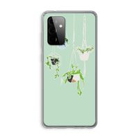 Hang In There: Samsung Galaxy A72 Transparant Hoesje