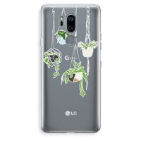 Hang In There: LG G7 Thinq Transparant Hoesje