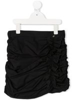 Miss Blumarine minijupe froncée - Noir