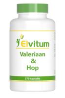 Elvitum Valeriaan en hop 270 Capsules