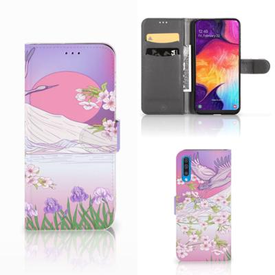 Samsung Galaxy A50 | Telefoonhoesje | Met pasjeshouder | Bird Flying
