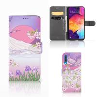 Samsung Galaxy A50 | Telefoonhoesje | Met pasjeshouder | Bird Flying