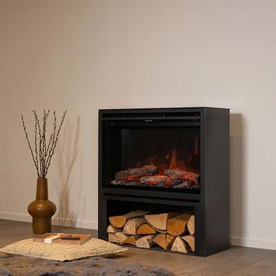 Vrijstaande elektrische haard Wanders redstone 30 black edition