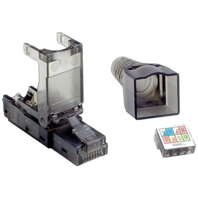 Value Op locatie monteerbare RJ-45-stekker Cat.6A (klasse EA), UTP 26.99.0372 Transparant 1 stuk(s)