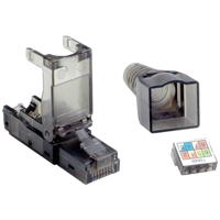 Value Op locatie monteerbare RJ-45-stekker Cat.6A (klasse EA), UTP 26.99.0372 Transparant 1 stuk(s)