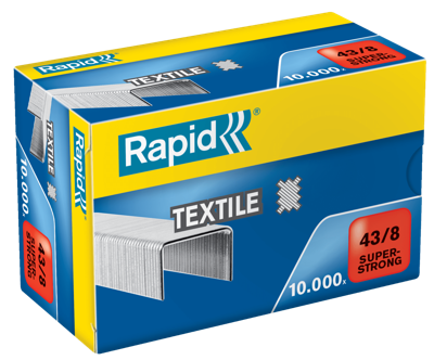 Rapid Nieten | 43/8 mm | Textiel Super Strong | 10.000 Stuks - 24872300