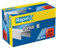 Rapid Nieten | 43/8 mm | Textiel Super Strong | 10.000 Stuks - 24872300 Rapid Nieten | 43/8 mm | Textiel Super Strong | 10.000 Stuks - 24872300