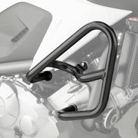 GIVI Valbeugel, Valbeugels voor de moto, TN1111 Zwart gepoedercoat staal onderzijde