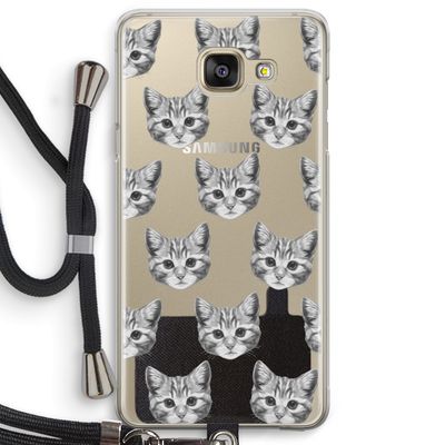 Kitten: Samsung Galaxy A5 (2016) Transparant Hoesje met koord