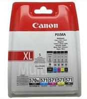 Canon PGI-570XL/CLI-571 PGBK inktcartridge 5 stuk(s) Origineel Zwart, Cyaan, Magenta, Geel - thumbnail