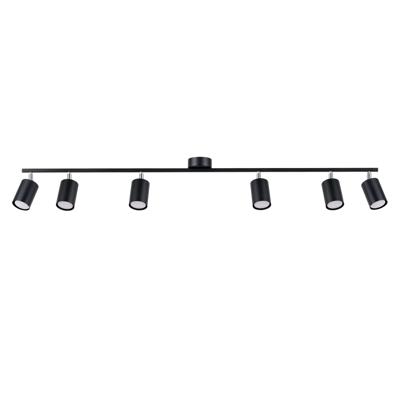 Plafondlamp LEMMI 6L zwart