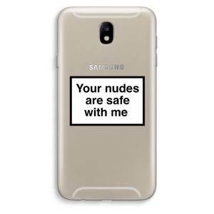Safe with me: Samsung Galaxy J7 (2017) Transparant Hoesje